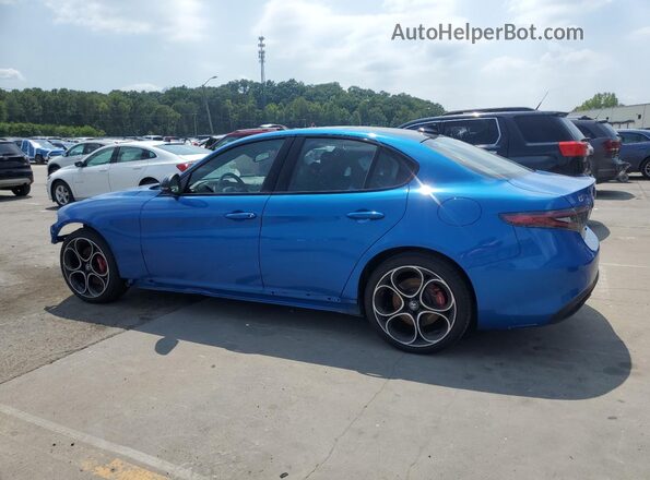 ZARFANBN3R7680855 2024 ALFA ROMEO GIULIA Blue Trasero izquierdo