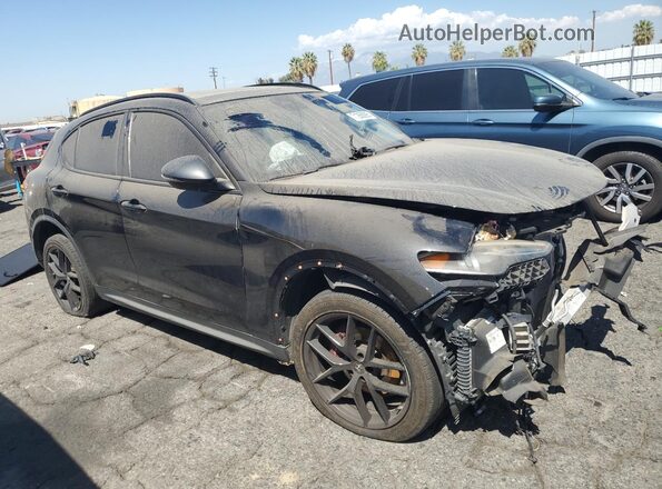 ZASPAJANXL7C76295 2020 ALFA ROMEO STELVIO Black Przód prawy