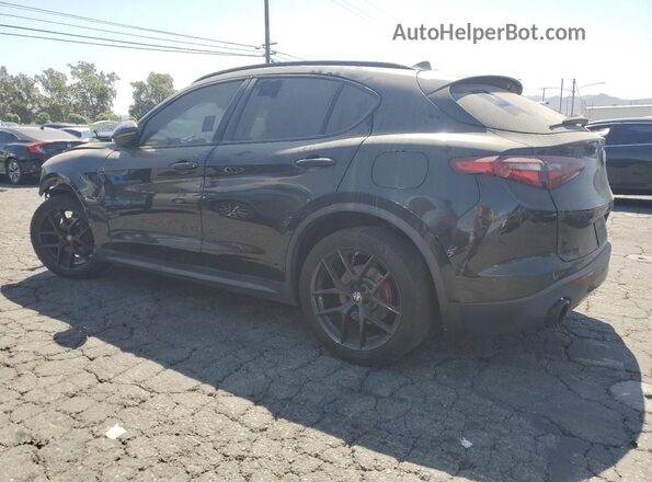 ZASPAJANXL7C76295 2020 ALFA ROMEO STELVIO Black Tył lewy
