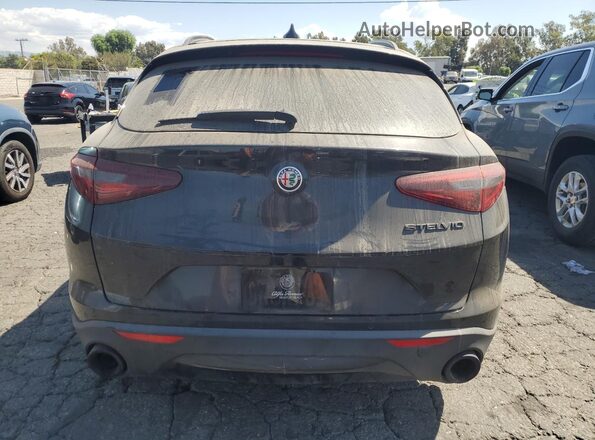 ZASPAJANXL7C76295 2020 ALFA ROMEO STELVIO Black Widok z tyłu