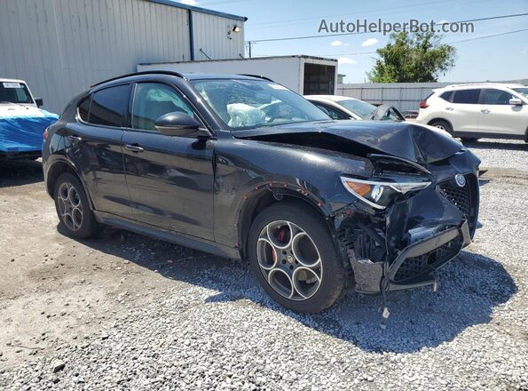 ZASPAJANXL7C89547 2020 ALFA ROMEO STELVIO Черный Передняя правая четверть