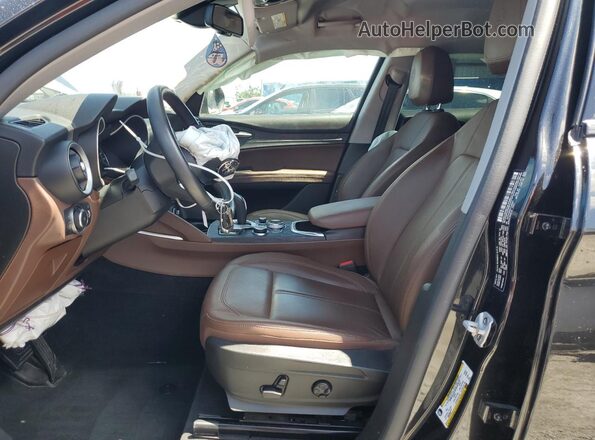 ZASPAJANXL7C89547 2020 ALFA ROMEO STELVIO Черный Вид салона спереди