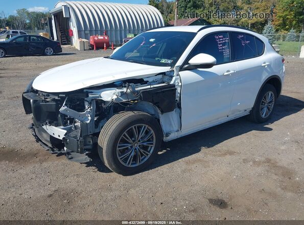 ZASPAKAN7N7D39281 2022 ALFA ROMEO STELVIO Белый Передняя левая четверть