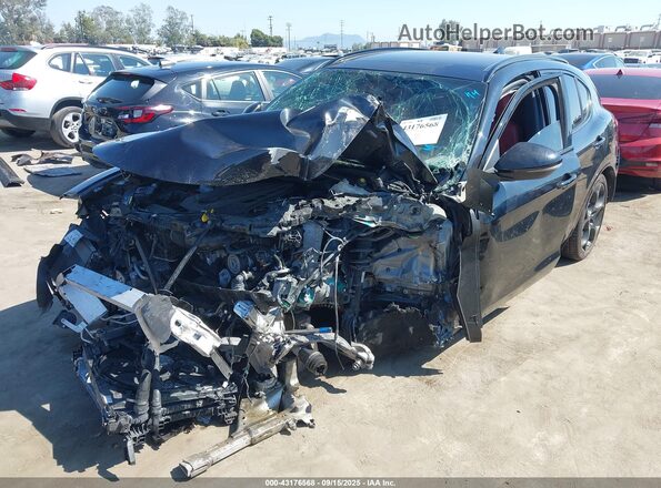 ZASPAKBN3P7D54202 2023 ALFA ROMEO STELVIO Gray Передня ліва чверть