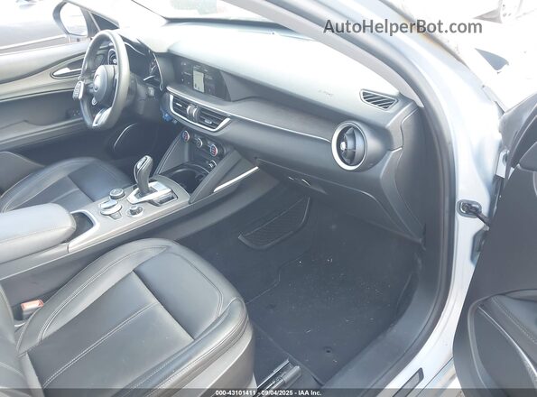 ZASPAKBNXM7D15294 2021 ALFA ROMEO STELVIO Gray VIN sticker view