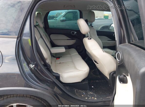 ZFBCFADH4JZ041118 2018 FIAT 500L Gray Vista de la etiqueta del VIN