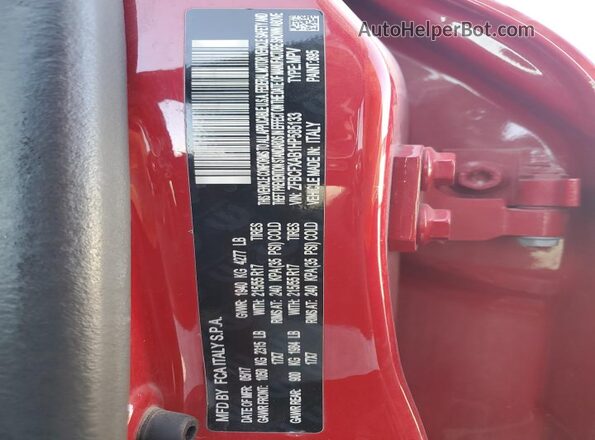 ZFBCFXAB1HP585133 2017 FIAT 500X Red 