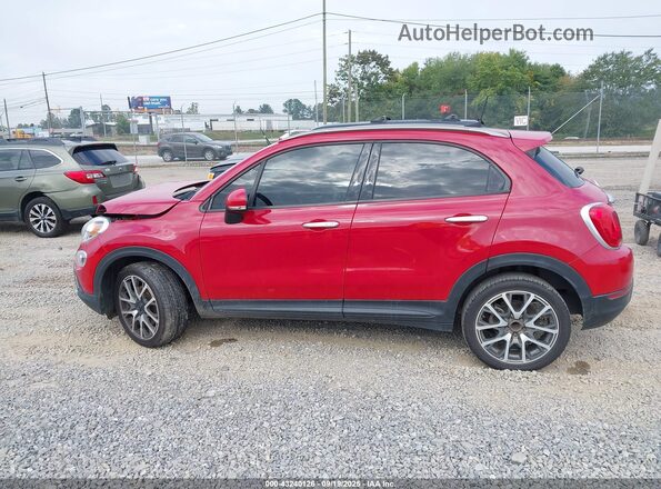 ZFBCFXCB7JP682257 2018 FIAT 500X Red Սալոնի 360 աստիճան տեսք