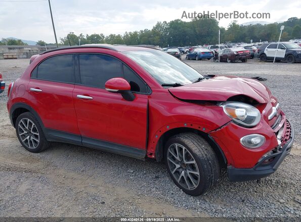 ZFBCFXCB7JP682257 2018 FIAT 500X Red Սալոնի հետևի տեսք