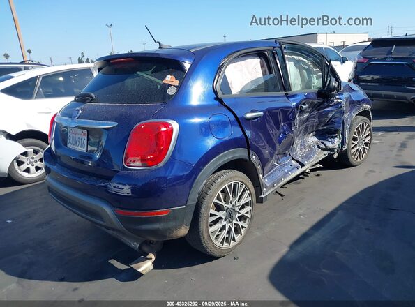 ZFBCFXCT5GP347418 2016 FIAT 500X Blue Задня права чверть