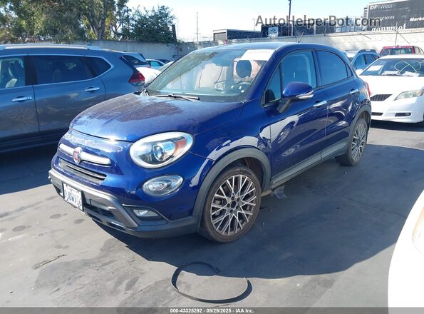 ZFBCFXCT5GP347418 2016 FIAT 500X Blue Передня ліва чверть