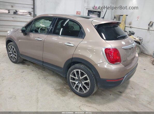 ZFBCFYCB7JP658109 2018 FIAT 500X Tan უკანა მარცხენა