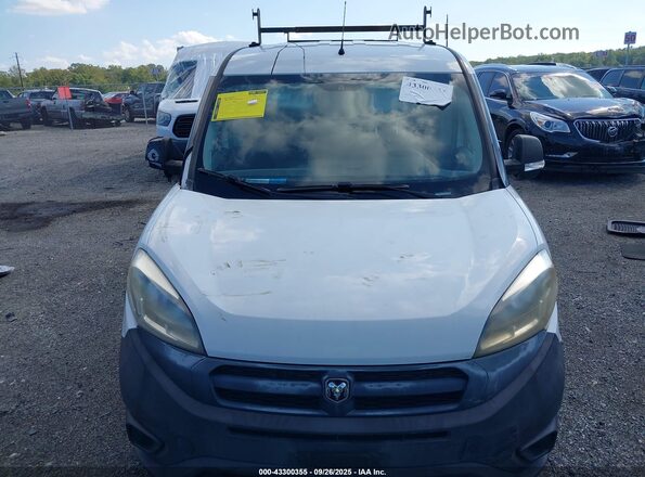 ZFBERFAT0G6B86823 2016 RAM PROMASTER CITY White Вид задньої частини салону
