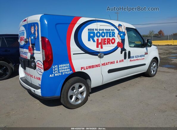 ZFBHRFAB8N6W13941 2022 RAM PROMASTER CITY White Задня права чверть