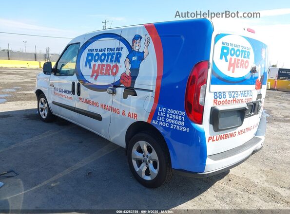 ZFBHRFAB8N6W13941 2022 RAM PROMASTER CITY White Задня ліва чверть
