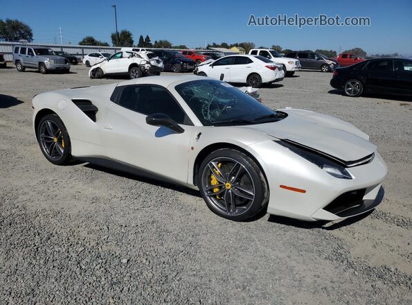 ZFF80AMA1G0219072 2016 FERRARI 488 White Przód prawy
