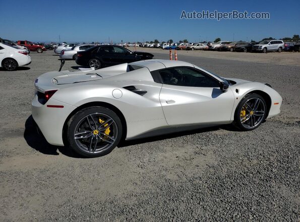 ZFF80AMA1G0219072 2016 FERRARI 488 White Tył prawy