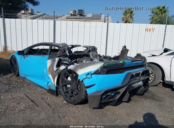 ZHWUC2ZF7HLA06751 2017 LAMBORGHINI HURACAN Синий Задняя левая четверть
