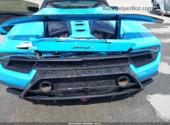 ZHWUS4ZF4KLA11640 2019 LAMBORGHINI HURACAN Синий Вид спереди