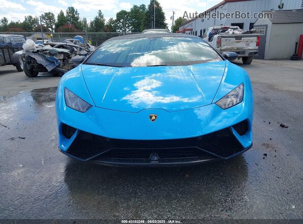 ZHWUS4ZF4KLA11640 2019 LAMBORGHINI HURACAN Синий Вид задней части салона