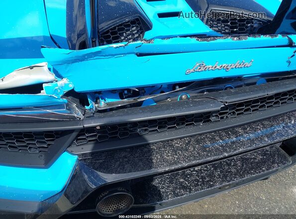 ZHWUS4ZF4KLA11640 2019 LAMBORGHINI HURACAN Синий Вид сзади