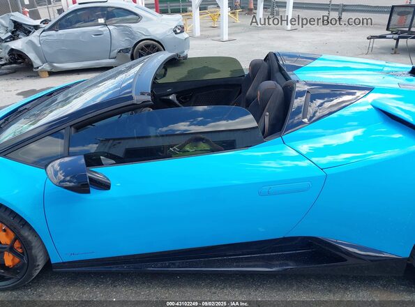 ZHWUS4ZF4KLA11640 2019 LAMBORGHINI HURACAN Синий Вид щитка приборов