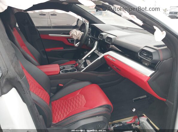 ZPBUA1ZL2LLA07271 2020 LAMBORGHINI URUS Белый Вид салона спереди