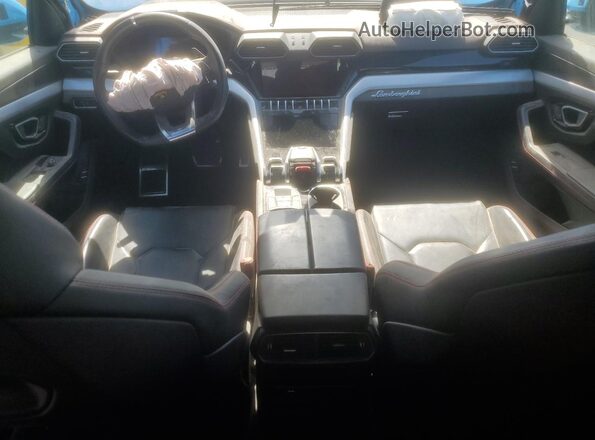 ZPBUA1ZL7NLA19211 2022 LAMBORGHINI URUS Blue Widok deski rozdzielczej