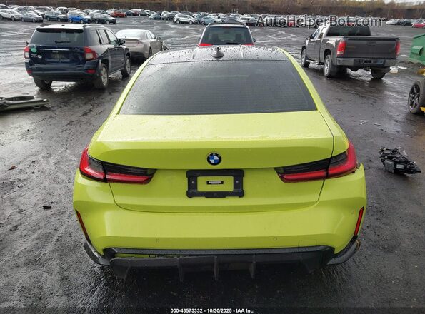WBS43AY02NFL90468 2022 BMW M3 Green 