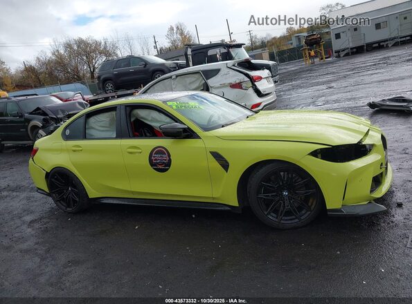 WBS43AY02NFL90468 2022 BMW M3 Green Սարքավորումների վահանակի տեսք