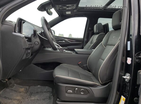 0000MVIN388956IND 2023 CADILLAC ESCALADE Черный Вид салона спереди