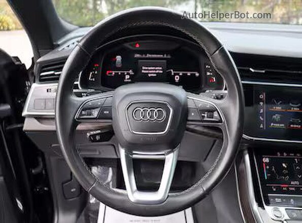 WA1AVAF15MD001066 2021 AUDI Q8 Black Вид задніх сидінь