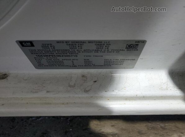 1GCVKPEC0GZ385710 2016 CHEVROLET ALL MODELS White 