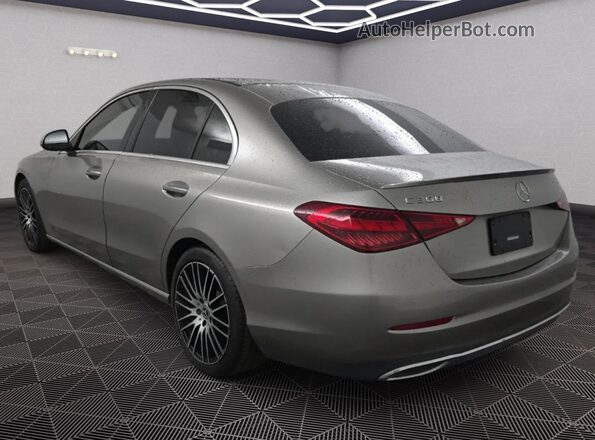 W1KAF4GB2NR036864 2022 MERCEDES-BENZ C Gray უკანა მარჯვენა