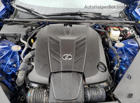 JTHMPAAY4RA110790 2024 LEXUS LC Blue ძრავის განყოფილების ხედი