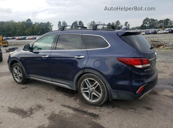 KM8SR4HF4HU256687 2017 HYUNDAI SANTA FE Blue 