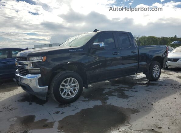 1GCRYDEDXLZ127468 2020 CHEVROLET SILVERADO Black Trasero izquierdo
