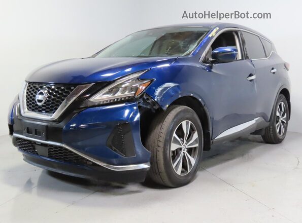 5N1AZ2AJ1LN118011 2020 NISSAN MURANO Blue Rear right