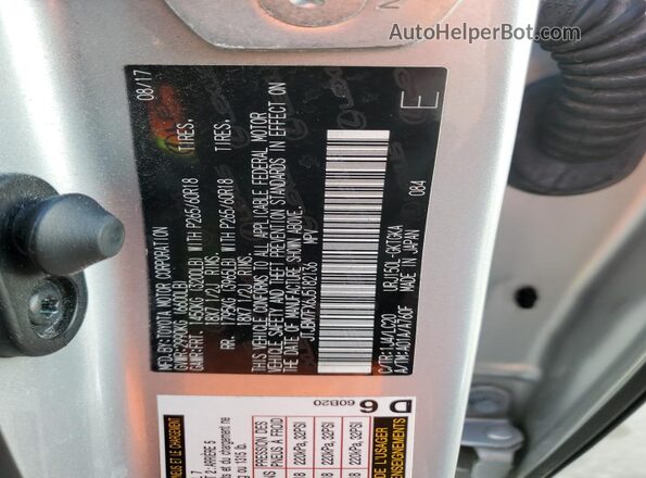 JTJBM7FX6J5182136 2018 LEXUS GX Silver 