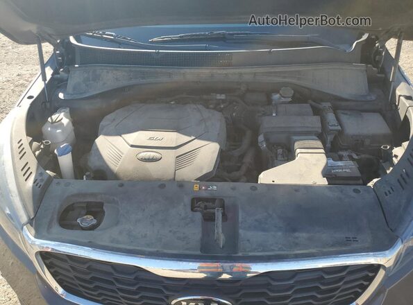5XYPGDA59KG493184 2019 KIA SORENTO Brown Vista de la etiqueta del VIN