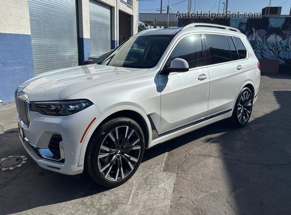 5UXCW2C01L9B07305 2020 BMW X7 White Հետևի աջ