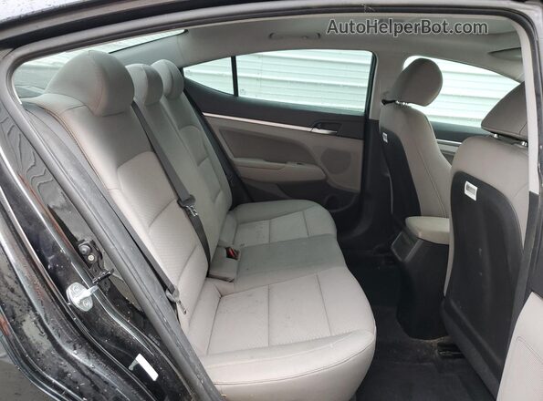 KMHD84LF7LU951886 2020 HYUNDAI ELANTRA Black უკანა სალონის ხედი
