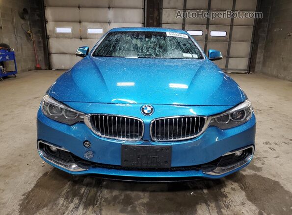 WBA4J3C57JBG96076 2018 BMW 4 SERIES Blue Vista trasera