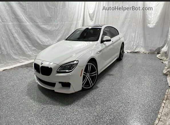 WBA6D4C54KGA01112 2019 BMW 6 SERIES White Задня права чверть