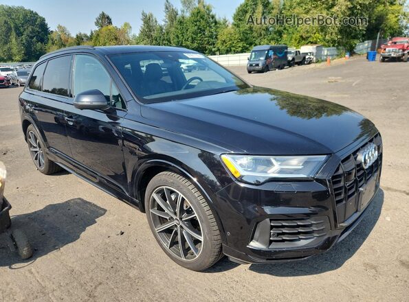 WA1LXAF73MD000439 2021 AUDI Q7 Black Դիմացի տեսք