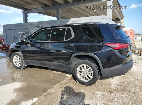 1GNERHKW3NJ148616 2022 CHEVROLET TRAVERSE Черный Задняя правая четверть