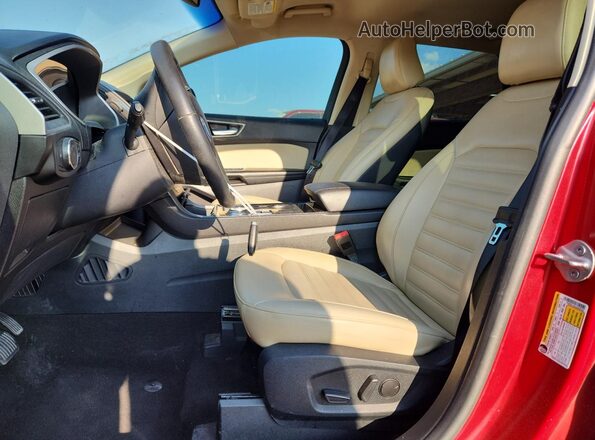 2FMPK3J92LBA69455 2020 FORD EDGE Red წინა პანელის ხედი