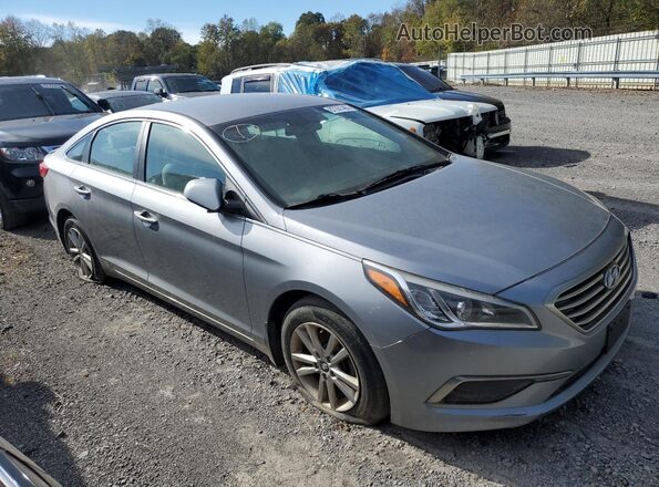 5NPE24AA8HH453621 2017 HYUNDAI SONATA Silver წინა ხედი