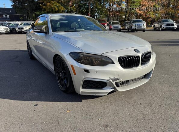 WBA1F9C56GV545208 2016 BMW 2 SERIES Silver Вид спереду
