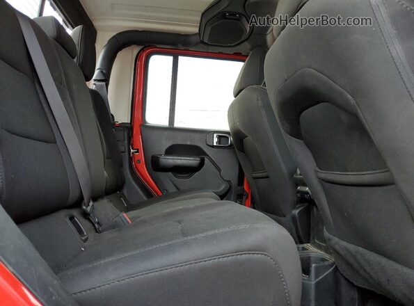 1C6HJTAG5LL159717 2020 JEEP GLADIATOR Red Rear interior view